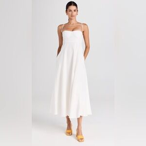 Pixie Market Antonia Padded Bra Dress — white dress size XS